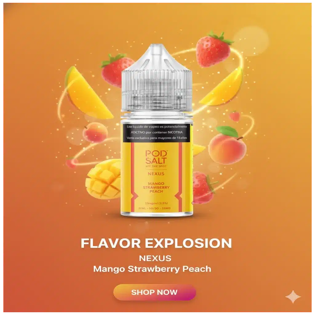 Mango Strawberry Peach banner