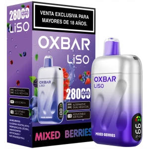 Vaporizador Oxbar Liso 28000 Puffs Mixed Berries