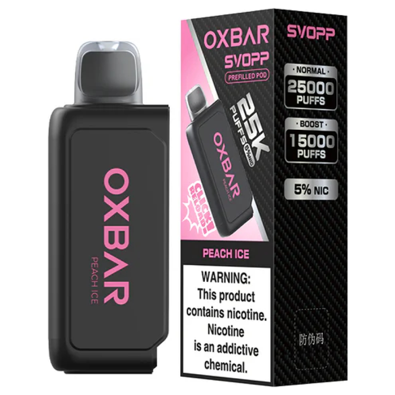 Cartucho De Recarga Oxbar Svopp Peach Ice