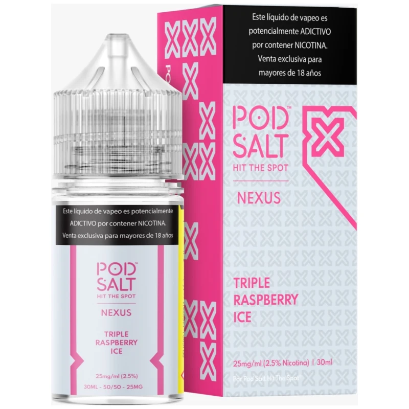 Pod Salt Nexus Triple Raspberry Ice 30ml