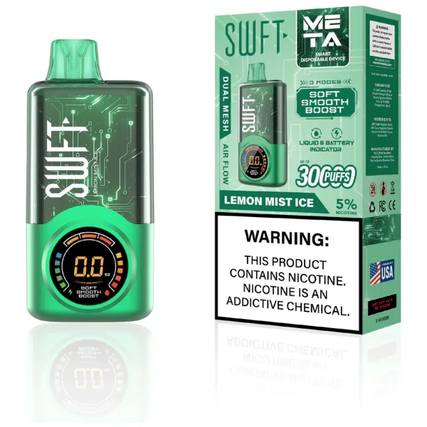 Swft Dual Mesh 30000 Puff Lemon Mist Ice