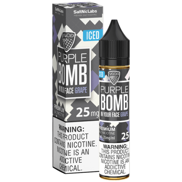 Vgod Purple Bomb Ice Salt 30Ml