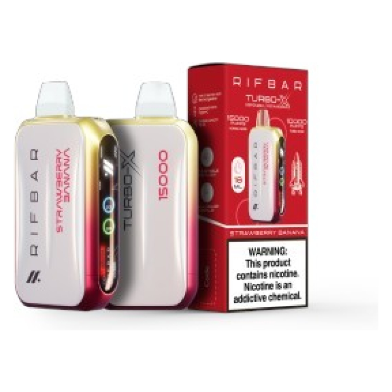 Vaporizador Rifbar X 15000 Puff Strawberry Banana