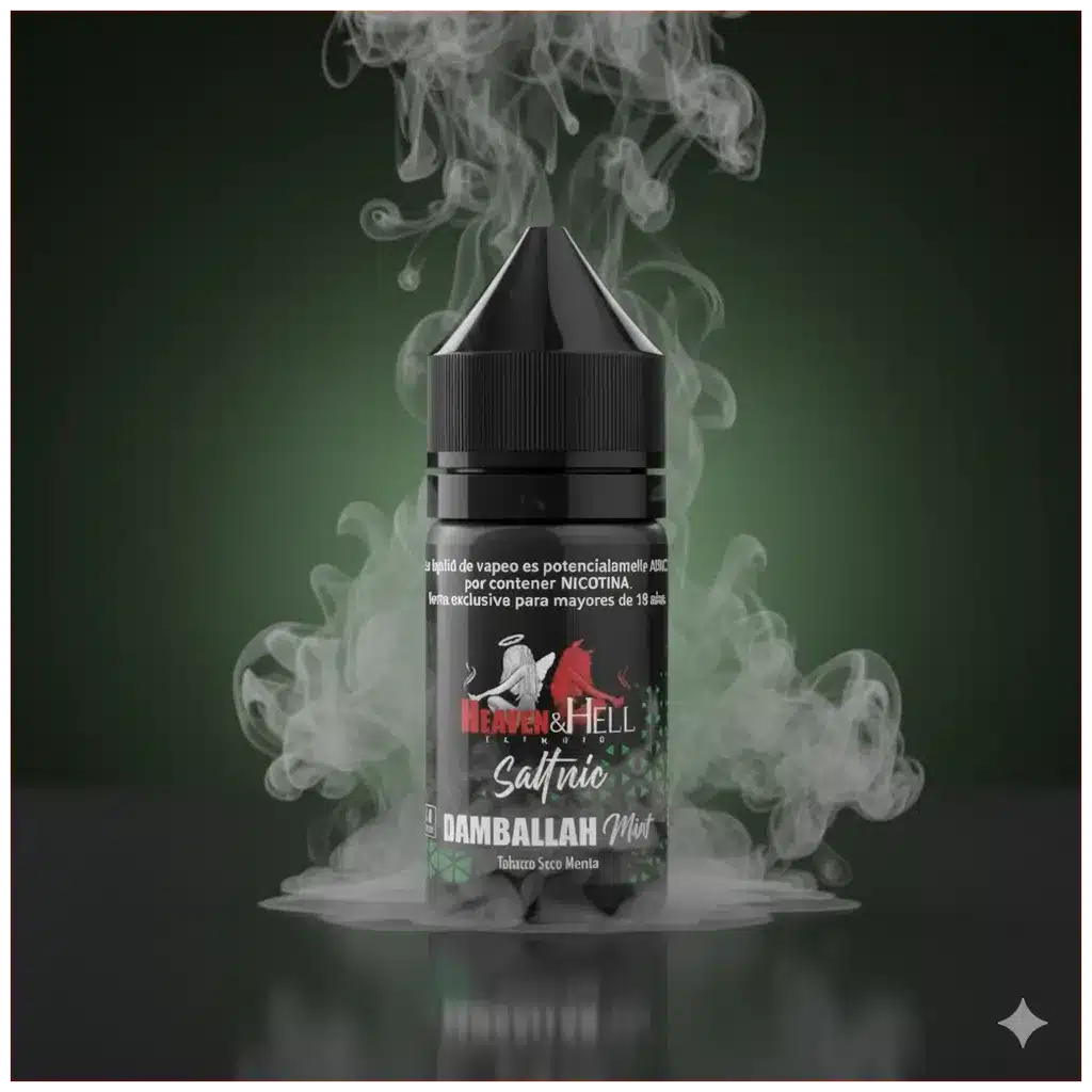 Heaven & Hell Damballah Mint Salt 30ml 1 damballah mint saltnic banner 1