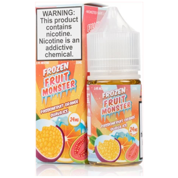 Frozen Fruit Monster Passion Fruit Orange Guava Salt 30Ml