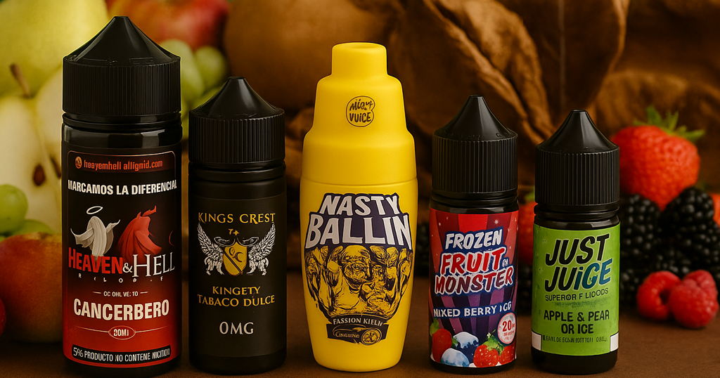 Los 5 Mejores Líquidos Para Tu Vaper En 2025