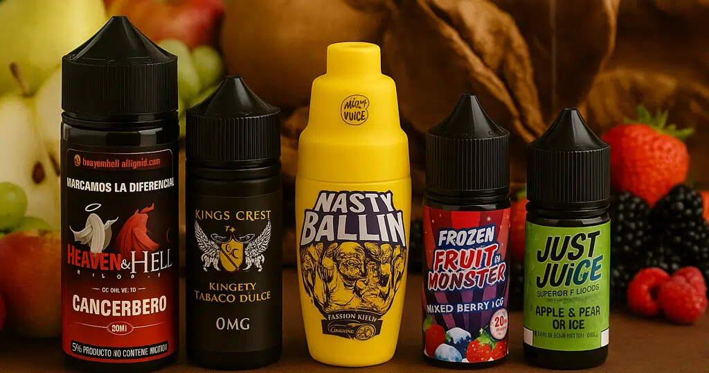 Los 5 mejores líquidos para tu vaper en 2025