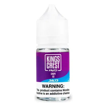 Encuentra las mejores marcas de E liquids 4 Kings Crest Fruits Grape Ice Salt 30ml