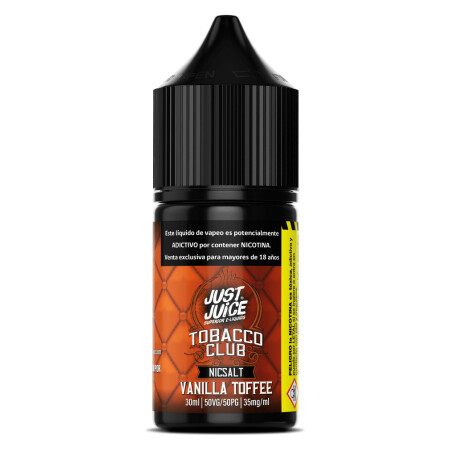 Encuentra las mejores marcas de E liquids 9 Just Juice Vainilla Toffee Salt 30ml