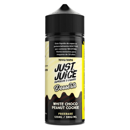 Encuentra las mejores marcas de E liquids 1 Just Juice Choco White Peanut Cookie 120ml