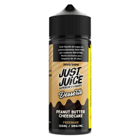 Encuentra las mejores marcas de E liquids 2 Just Juice Peanut Butter Cheesecake 120ml