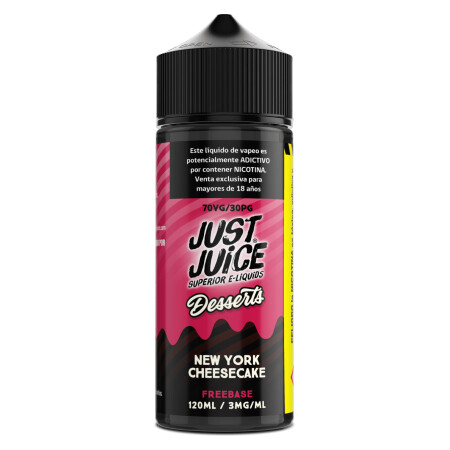 Encuentra las mejores marcas de E liquids 4 Just Juice New York Cheesecake 120ml