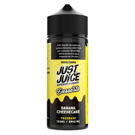 Encuentra las mejores marcas de E liquids 12 Just Juice Banana Cheesecake 120ml