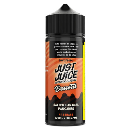 Encuentra las mejores marcas de E liquids 1 Just Juice Salted Caramel Pancake 120ml