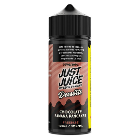 Encuentra las mejores marcas de E liquids 7 Just Juice Chocolate Banana Pancake 120ml