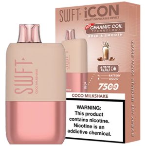 Vaporizador Swft Icon 7500 Puff Coco Milkshake
