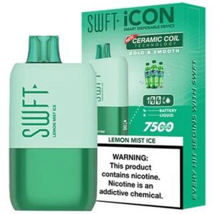 Vaporizador Swft Icon 7500 Puff Lemon Mist Ice