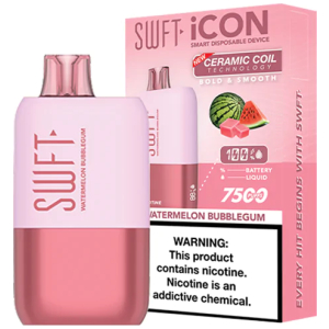 Vaporizador Swft Icon 7500 Puff Watermelon Bubblegum