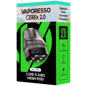 Cartuchos Vaporesso Luxe X Pod + Resistencia COREX 2.0