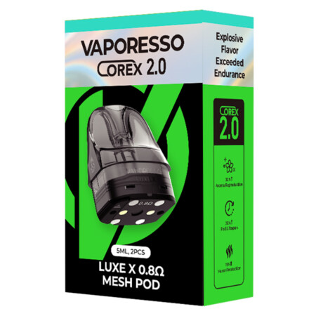 Cartuchos Vaporesso Luxe X Pod + Resistencia COREX 2.0