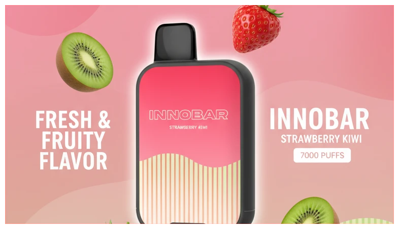 Innobar Strawberry Kiwi 7000 Puff 1 Banner Innobar 3 e1759156091845