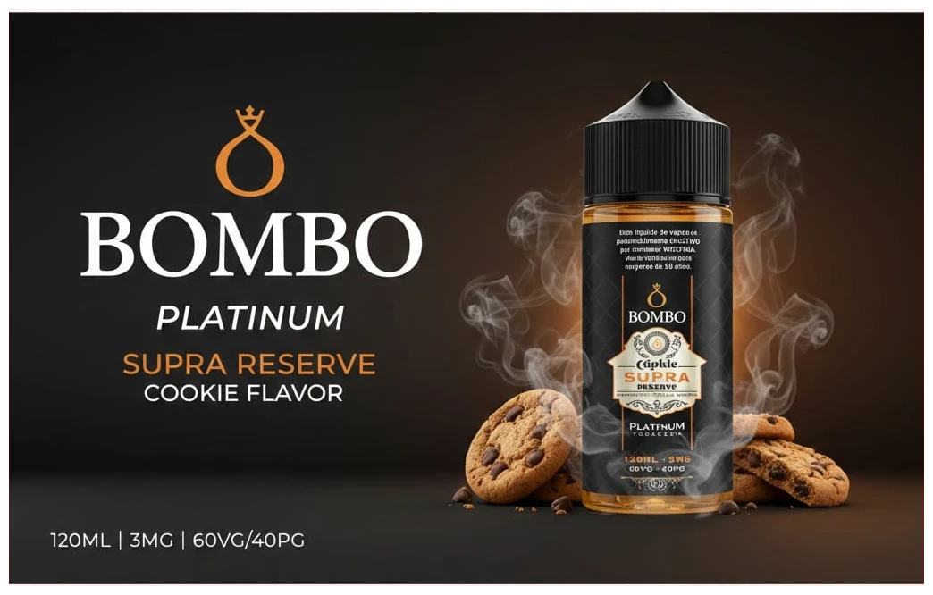 Bombo Cookie Supra Reserve 120ml 1 Bombo Cookie Supra Reserve 120ml banner 1.1