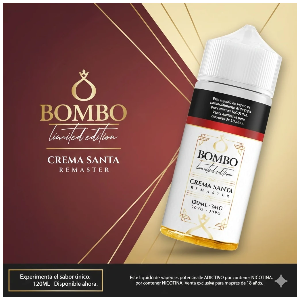 Bombo Crema Santa Remaster 120ml banner 1.1