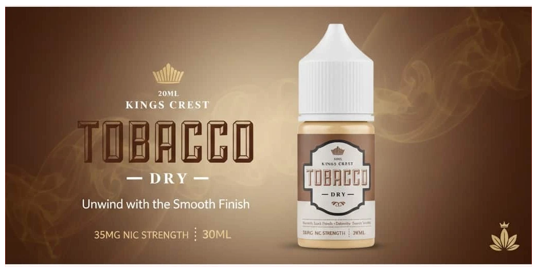 Kings Crest Tobacco Vct Dry Salt 30ml banner 1.1