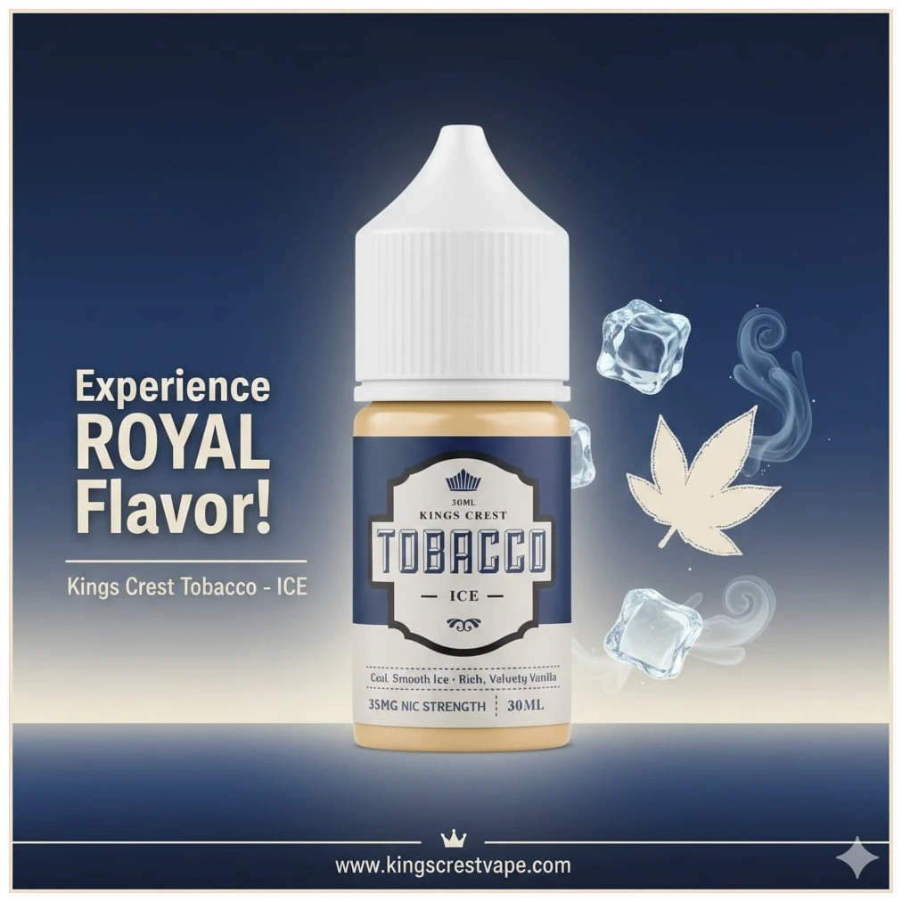 Kings Crest Tobacco Vct Ice Salt 30ml banner 1.1