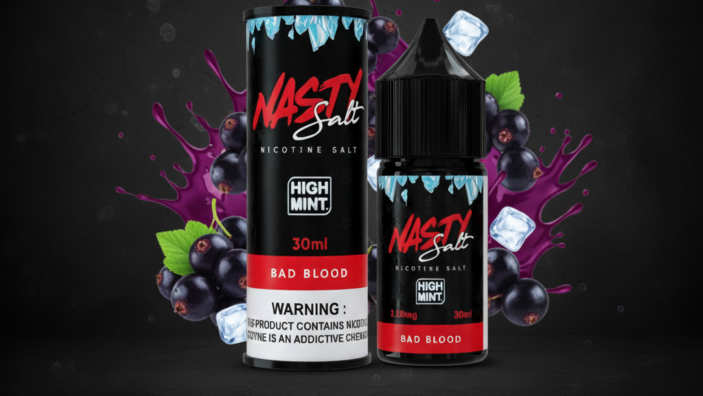 Nasty Juice Bad Blood Salt 30ml Banner e1758824935113