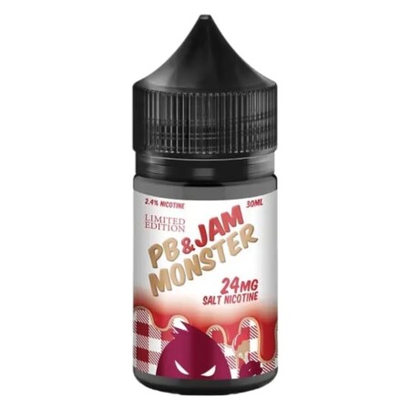 Encuentra las mejores marcas de E liquids 8 PB & Jam Monster Strawberry Salt 30ml