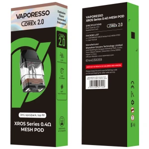 Cartuchos Vaporesso XROS Pod COREX 3.0-2.0 - 2ml, 0.4ohm Corex 3.0