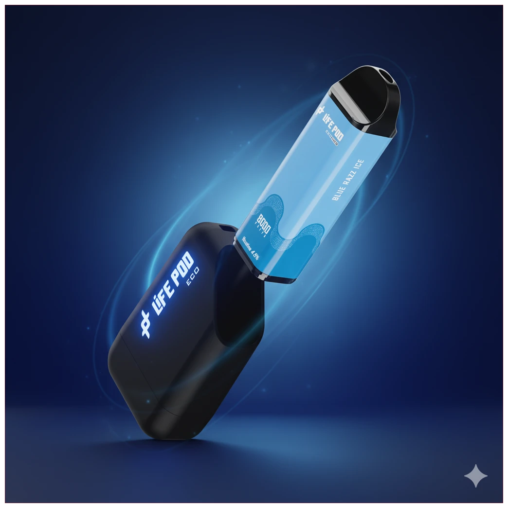 Life Pod Eco Pro Kit Blue Razz Ice 2 BANNER 27