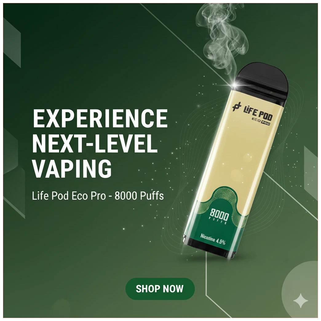 Cartucho De Recarga Life Pod 8000 Puffs White Mocha Ice 1 BANNER 54