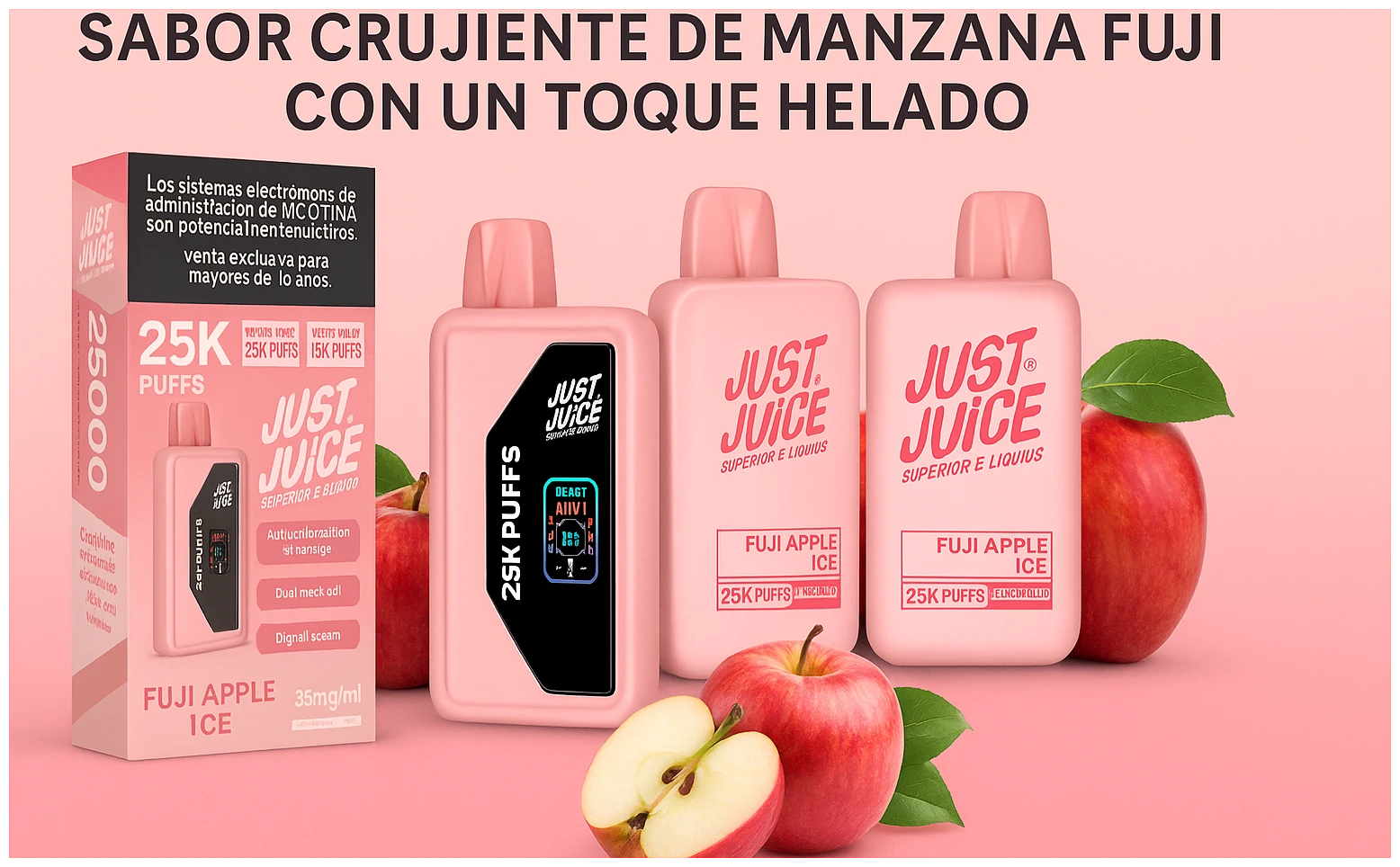 Just Juice 25000 Puffs Fuji Apple Ice 1 Banner
