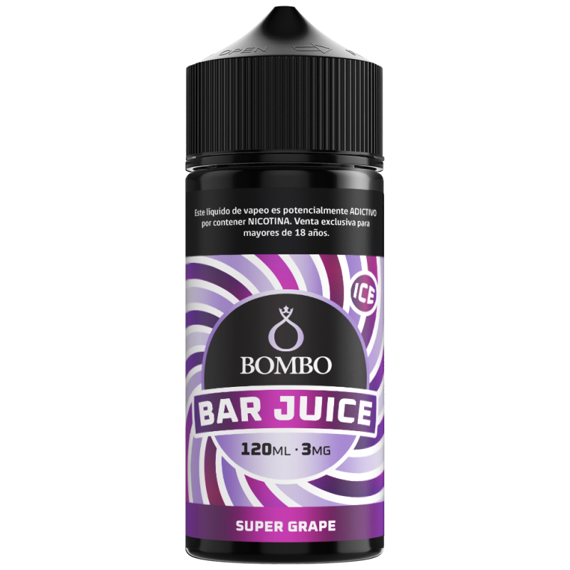 Bombo Bar Juice Super Grape 120ml 3mg CL