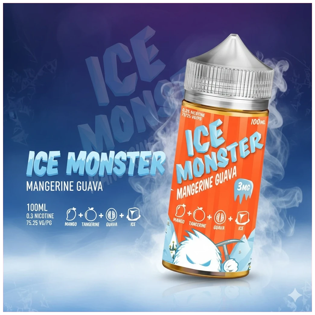 Ice Monster Mangerine Guava 100ml 1 ICE MONSTER MANGERINE GUAVA