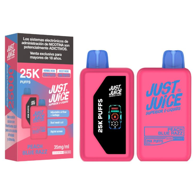 JUSTJUICE PEACH BLUE RAZZ