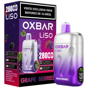 Vaporizador Oxbar Liso 28000 Puffs Grape Berries
