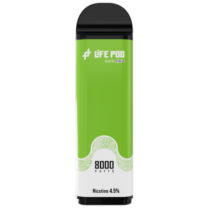 Cartucho De Recarga Life Pod 8000 Puffs Green Apple