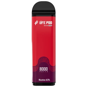 Cartucho De Recarga Life Pod 8000 Puffs Cherry Bomb