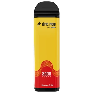 Cartucho De Recarga Life Pod 8000 Puffs Passion Fruit Mango
