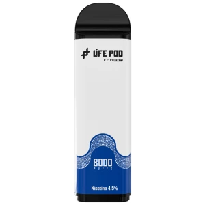 Cartucho De Recarga Life Pod 8000 Puffs Menthol