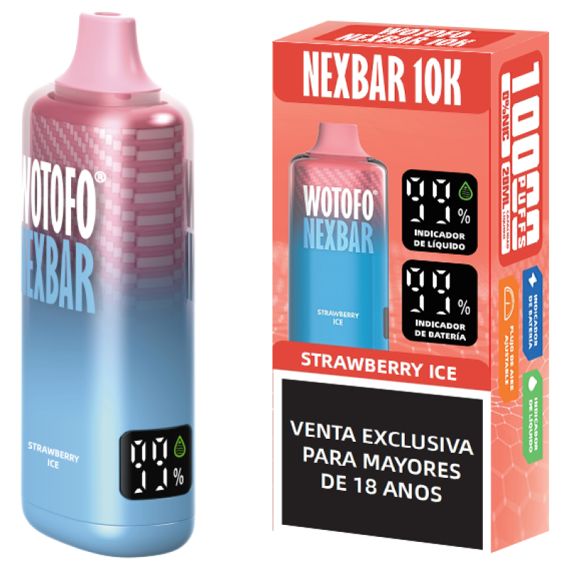 nexbar strawberry ice