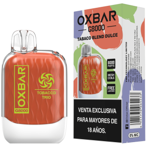 Oxbar G8000 Pro 8000 Puffs Tabaco Blend Dulce