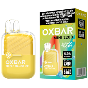 Oxbar Mini 2200 Puffs Mango Trio Ice