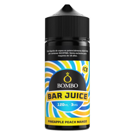 Bombo Bar Juice Pineapple Peach Mango 120ml