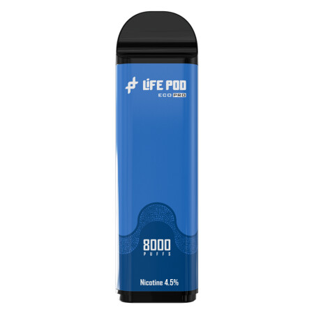 Cartucho De Recarga Life Pod 8000 Puffs Blue Razz Ice