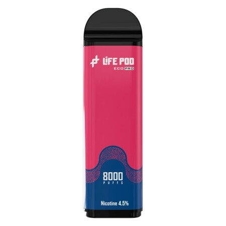 Cartucho De Recarga Life Pod 8000 Puffs Triple Berry