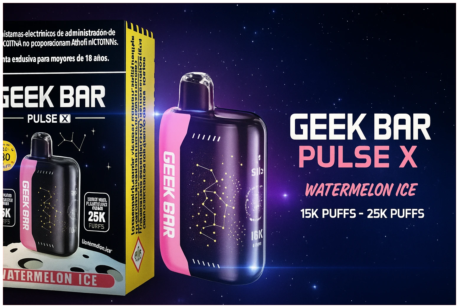 Geek Bar Pulse X Watermelon Ice 25000 Puff 1 BANNER 129